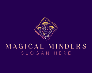 Mystical Mushroom Fungus logo design