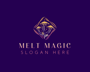 Mystical Mushroom Fungus logo design