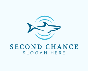 Shark Hunting Sonar logo design