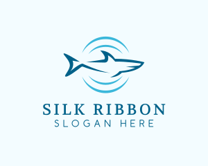 Shark Hunting Sonar logo design