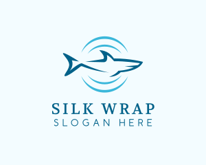 Shark Hunting Sonar logo design