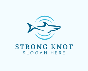 Shark Hunting Sonar logo design