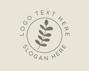 Elegant Garden Leaf  logo