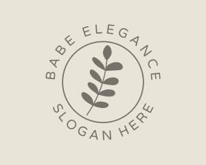 Elegant Garden Leaf  logo design