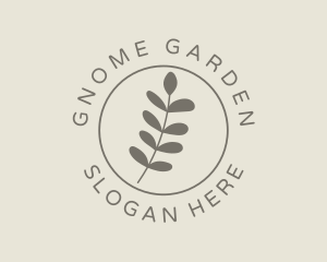 Elegant Garden Leaf  logo design