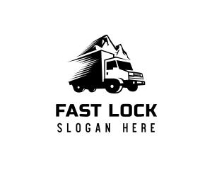 Fast Truck Mountain logo design