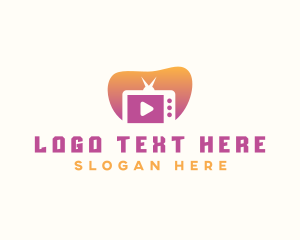 TV Channel Video Media logo design