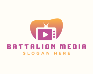 TV Channel Video Media logo design