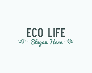 Healthy Eco Leaves logo design