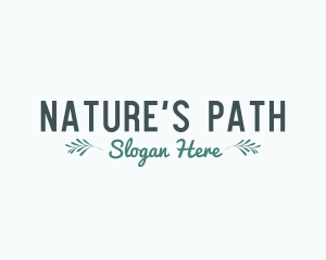 Healthy Eco Leaves logo design