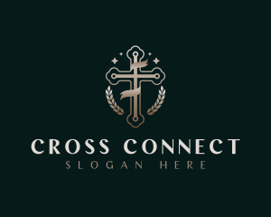 Holy Cross Religion logo design