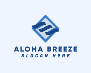 Wind Air Breeze logo design