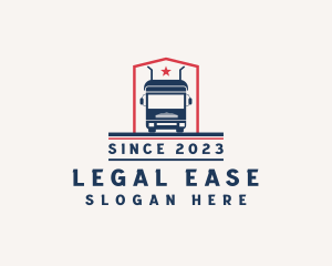 Logistics Freight Trucking Logo