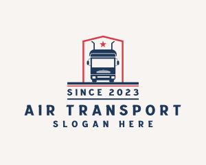 Logistics Freight Trucking logo design