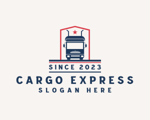 Logistics Freight Trucking logo design