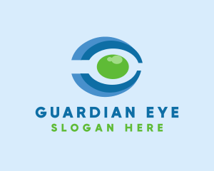 Medical Eye Spoon logo design