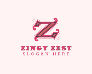 Gothic Medieval Studio Letter Z logo design