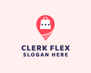 Market Bag Location logo design