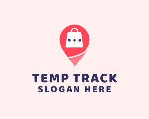 Market Bag Location logo design