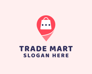 Market Bag Location logo design