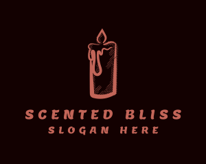 Scented Candle Handicraft logo design