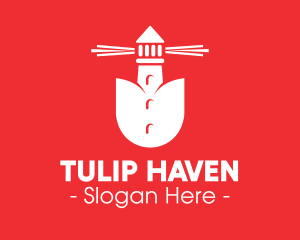 Tulip Lighthouse Beacon logo design