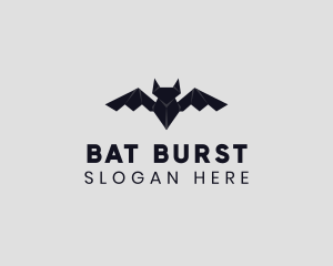 Bat Animal Origami logo