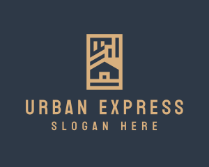 Urban Home Real Estate logo design