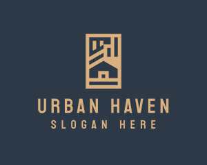 Urban Home Real Estate logo design