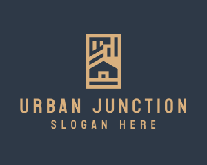 Urban Home Real Estate logo design