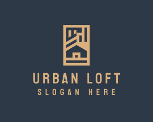 Urban Home Real Estate logo design