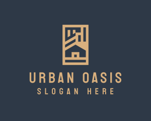 Urban Home Real Estate logo design