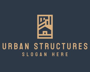 Urban Home Real Estate logo design