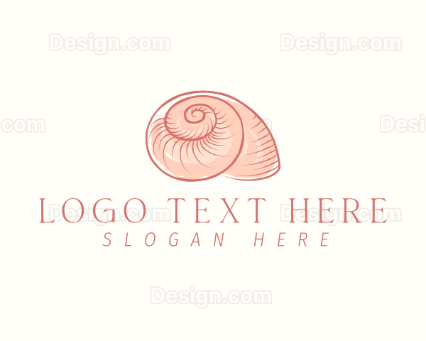 Seashell Snail Shell Logo