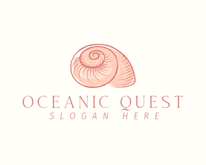 Seashell Snail Shell logo