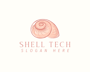 Seashell Snail Shell logo