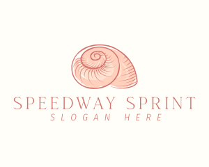 Seashell Snail Shell logo