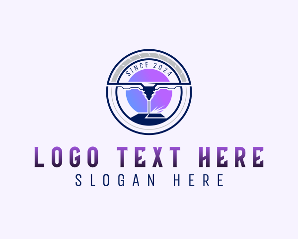 Laser logo example 2