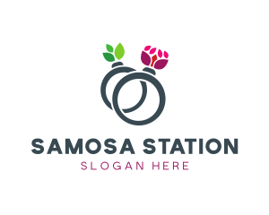 Nature Wedding Marriage Rings logo