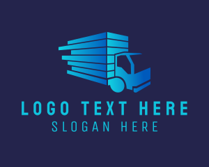 Blue Logistics Truck logo