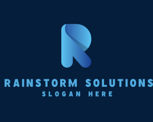 Asset Management Letter R logo design