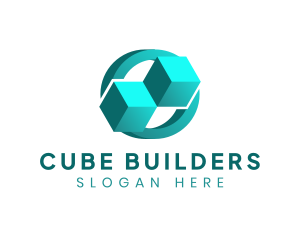 Digital Cube Tech logo design