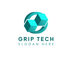 Digital Cube Tech logo design