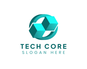 Digital Cube Tech logo design