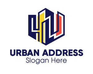 Colorful Urban City  logo design