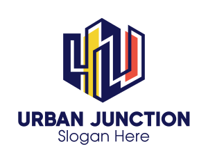 Colorful Urban City  logo design