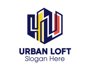 Colorful Urban City  logo design