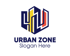 Colorful Urban City  logo design