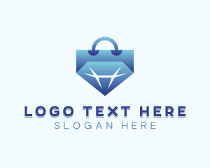 Diamond Shopping Bag logo