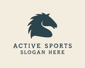 Horse Stallion Equestrian logo